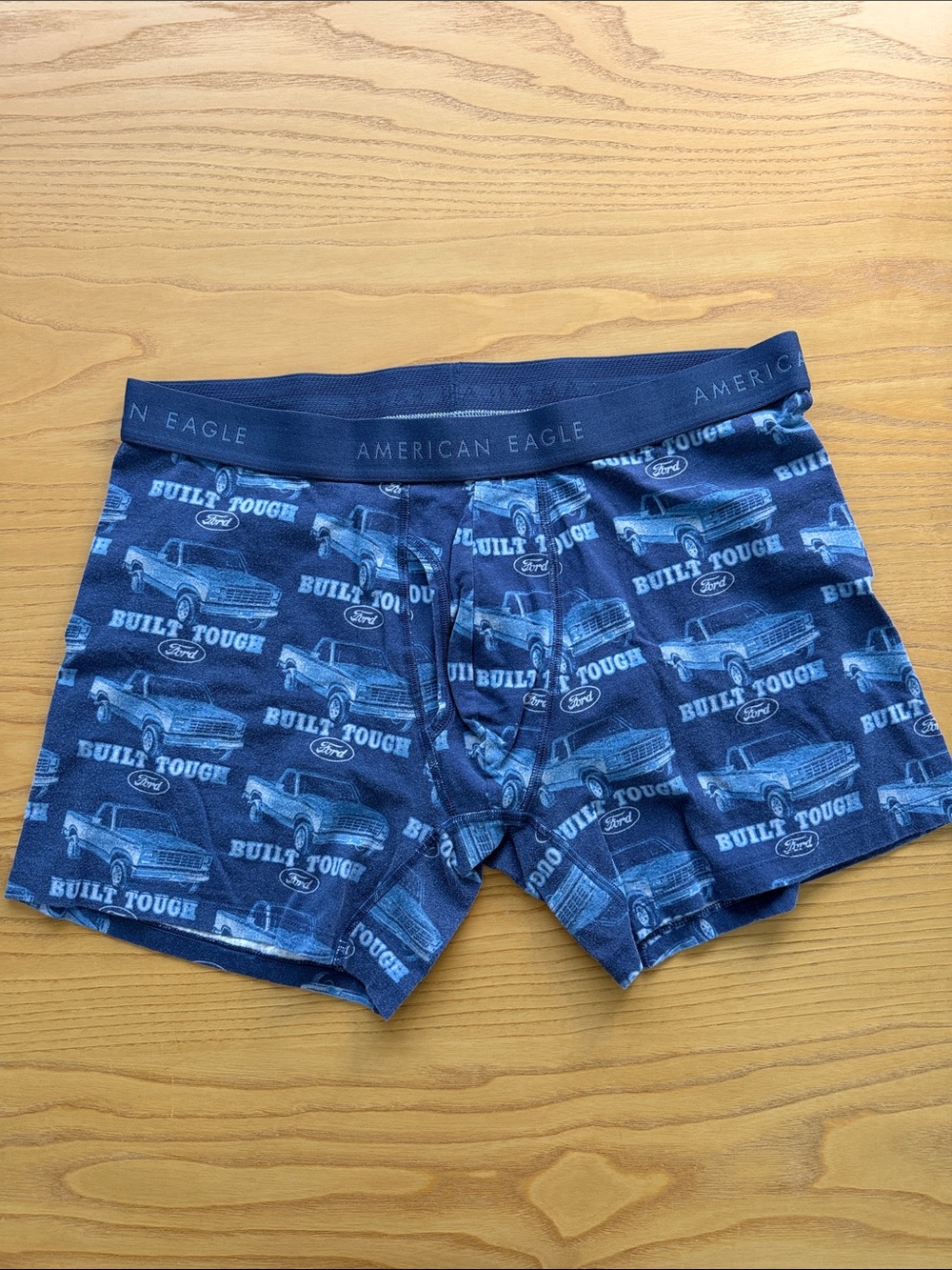 American Eagle Outfitters Navy Boxer Briefs with Truck Print